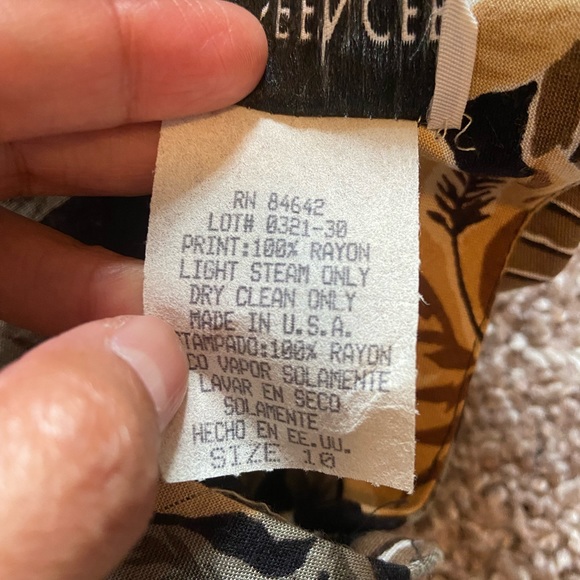 Vintage maxi floral printed maxi Dress - Picture 10 of 11